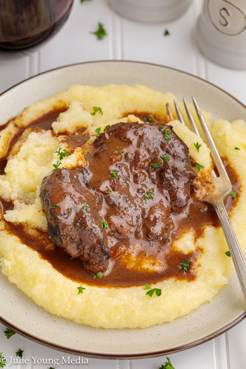 Wine Braised Beef Cheeks