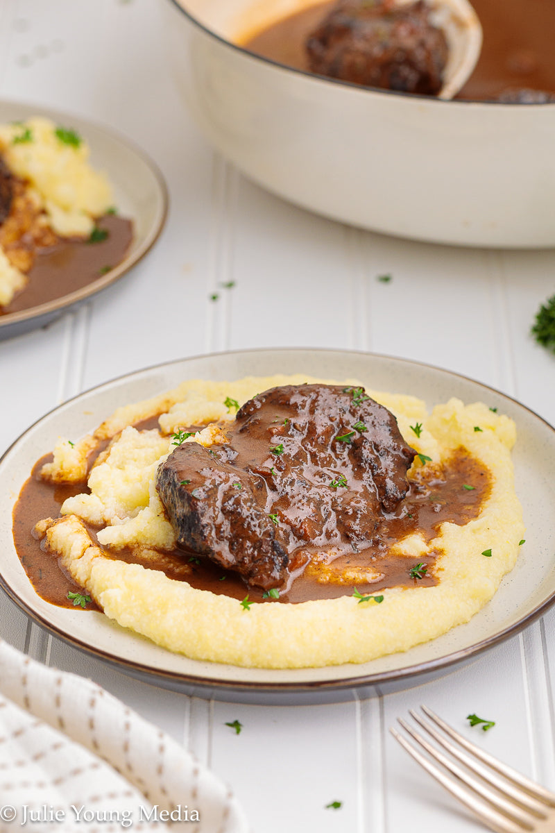 Wine Braised Beef Cheeks