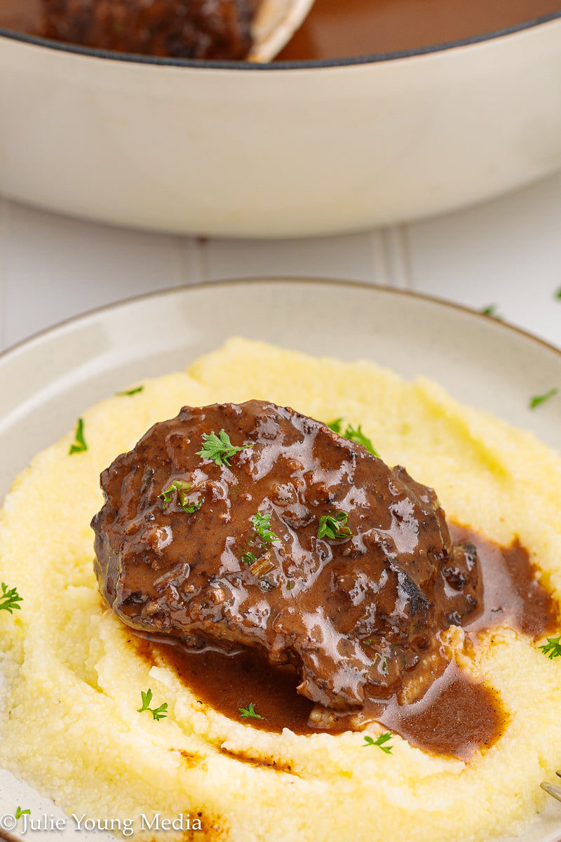 Wine Braised Beef Cheeks