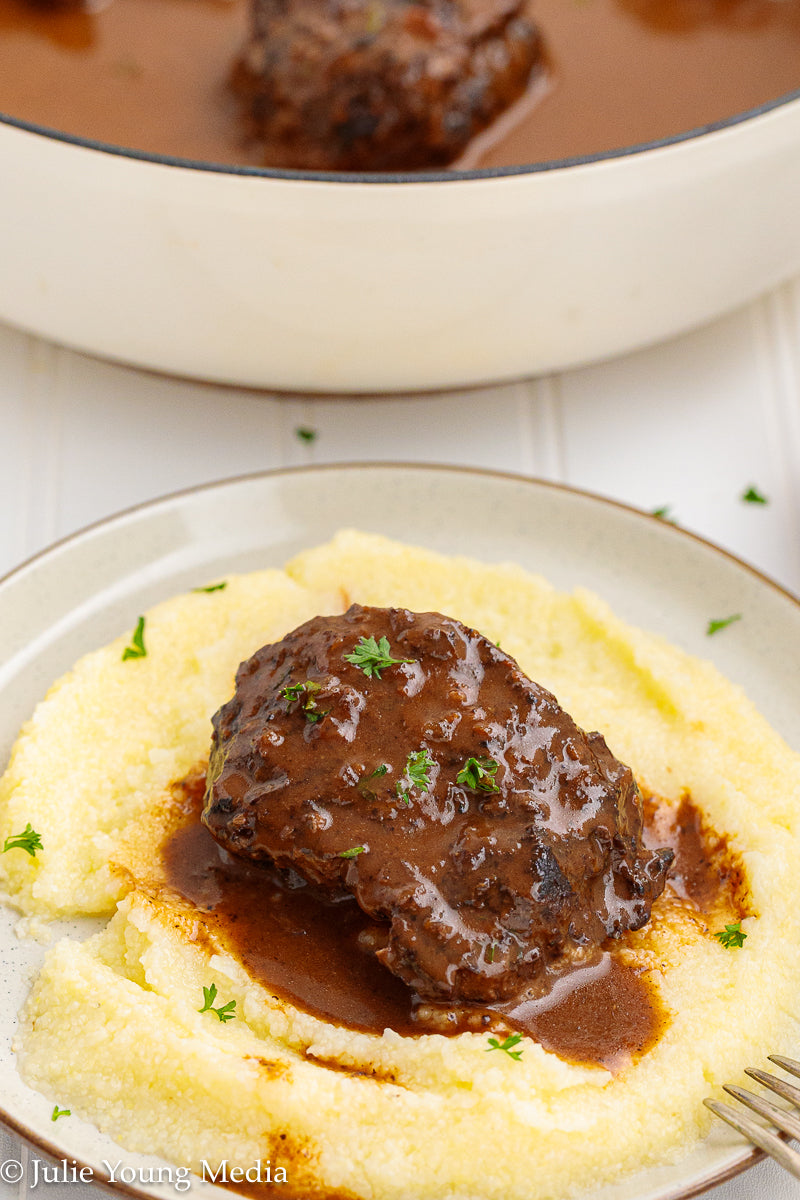 Wine Braised Beef Cheeks