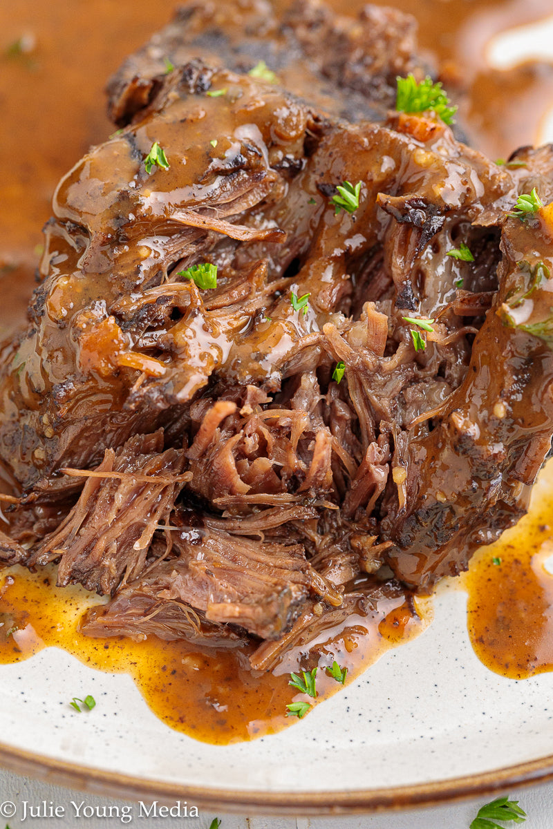 Wine Braised Beef Cheeks