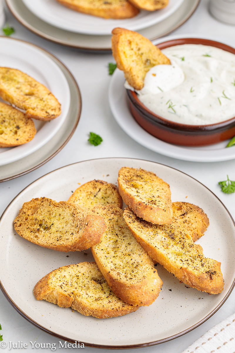 BUNDLE! Baguette Crackers and Easy Cottage Cheese Ranch Dip