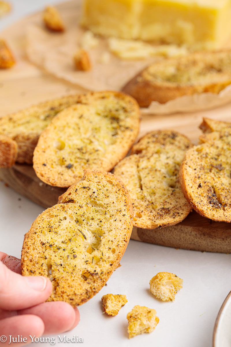 BUNDLE! Baguette Crackers and Easy Cottage Cheese Ranch Dip