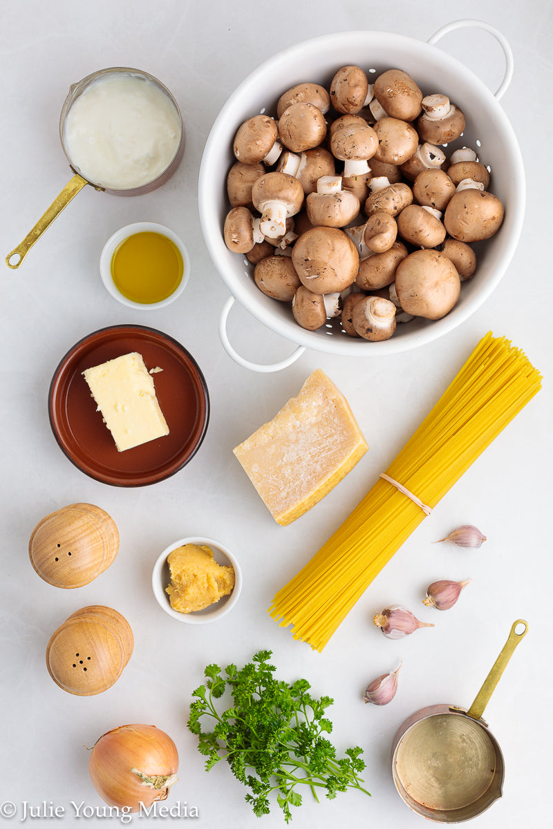 Miso Mushroom Pasta